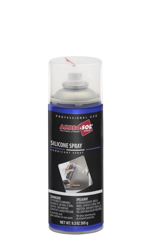 The Silicone Spray Lubricant is a lubricating spray that protects against wear and is water repellent. Protect your materials with our lubricant products!