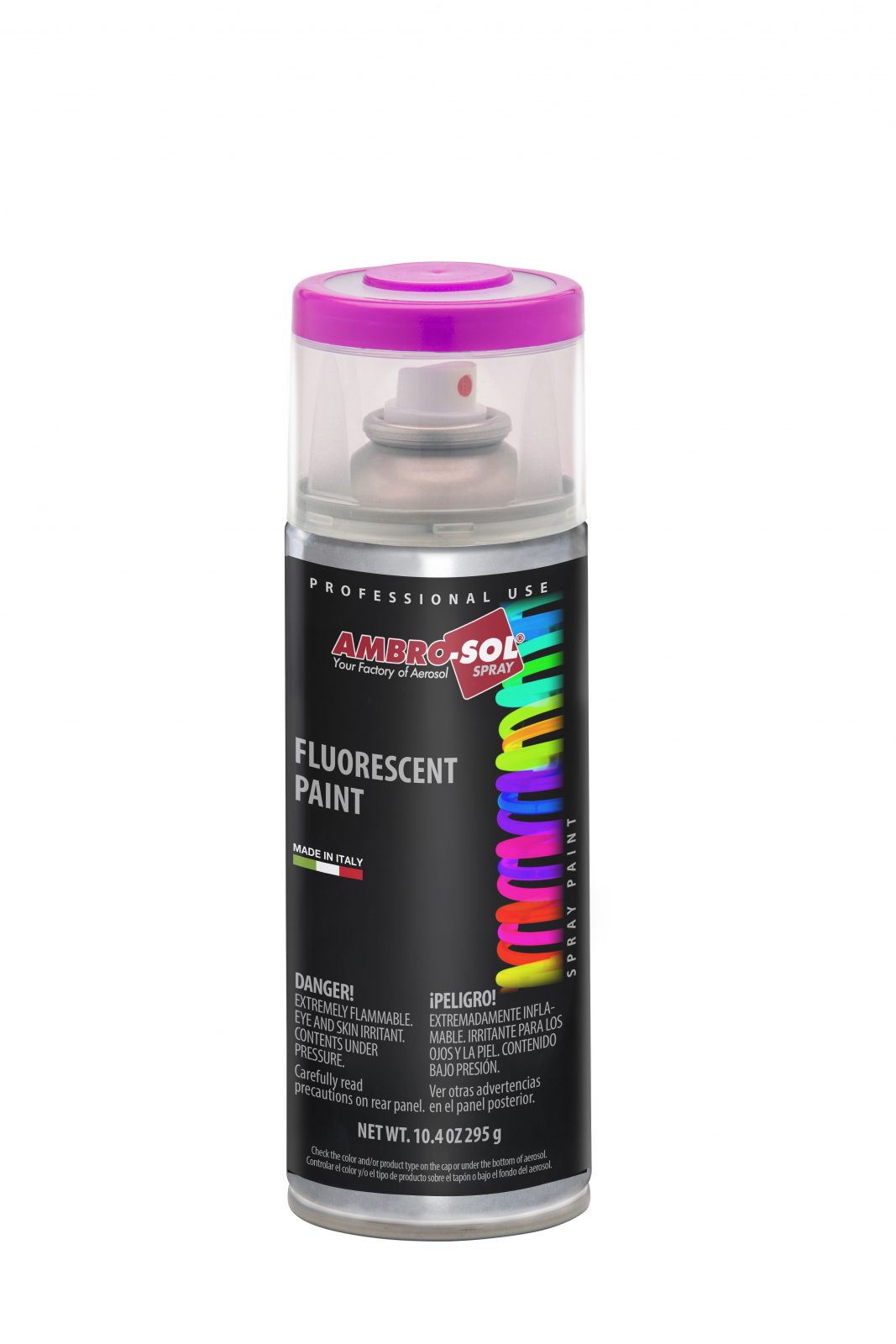 Brighten up your surfaces with Ambro-Sol's Fluorescent Spray Paint, available in multiple colors! Decorate your next project with this long lasting paint!